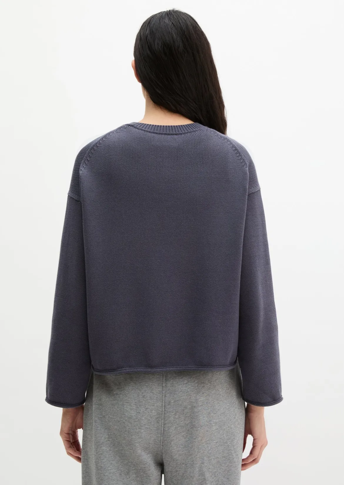 DfC V-Neck-Cardigan oversized aus Organic-Cotton-Garn