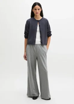 DfC V-Neck-Cardigan oversized aus Organic-Cotton-Garn