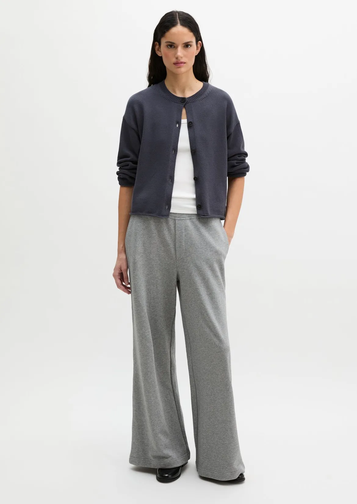 DfC V-Neck-Cardigan oversized aus Organic-Cotton-Garn
