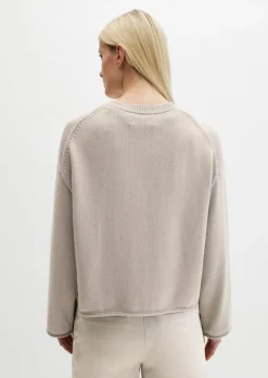 DfC V-Neck-Cardigan oversized aus Organic-Cotton-Garn