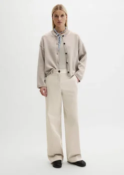 DfC V-Neck-Cardigan oversized aus Organic-Cotton-Garn