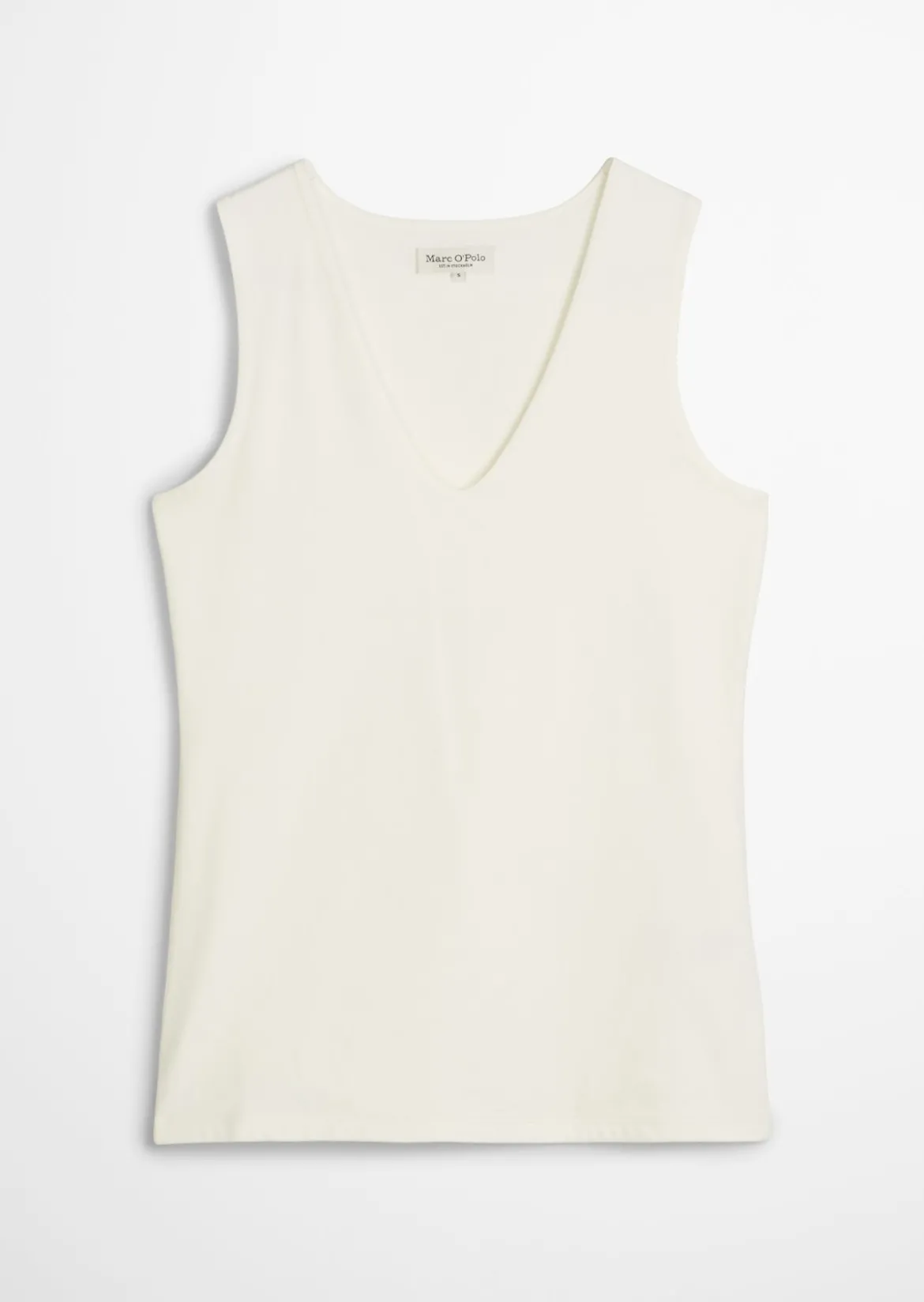 DfC V-Neck-Top slim aus weichem Stretch-Jersey