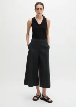 DfC V-Neck-Top slim aus weichem Stretch-Jersey