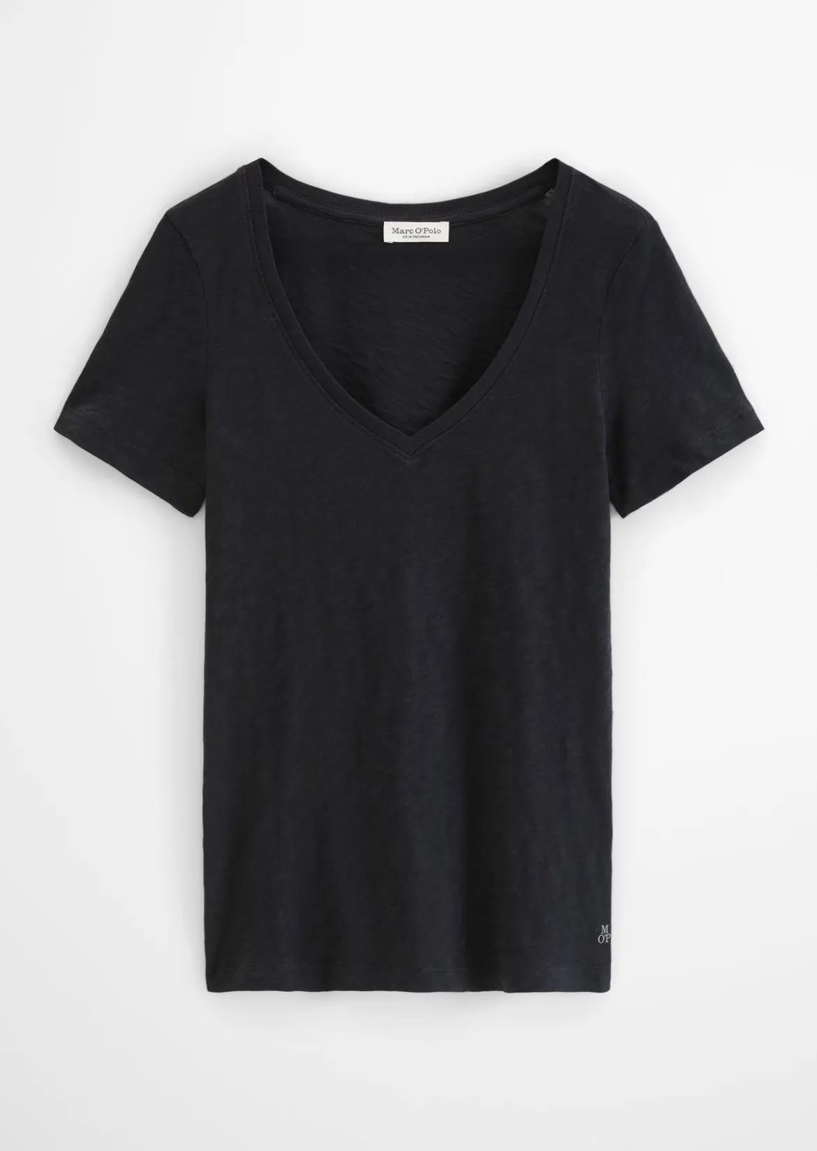 DfC V-Neck-T-Shirt regular aus Slub-Jersey