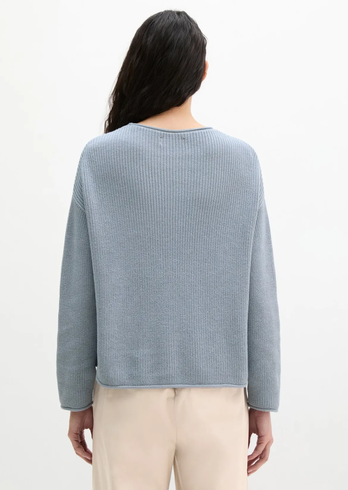 DfC-Strickpullover oversize aus Heavy-Weight-Organic-Cotton