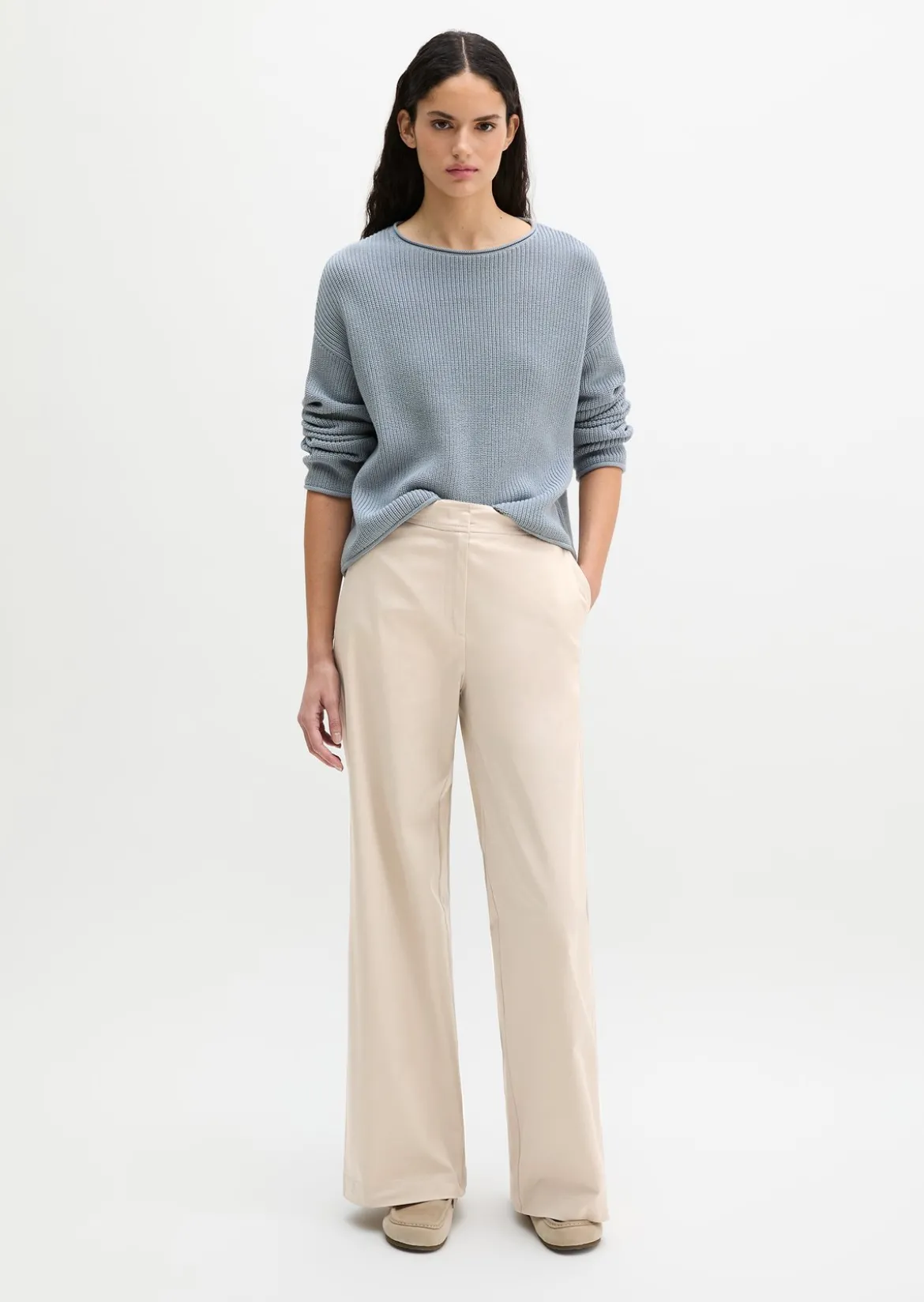 DfC-Strickpullover oversize aus Heavy-Weight-Organic-Cotton