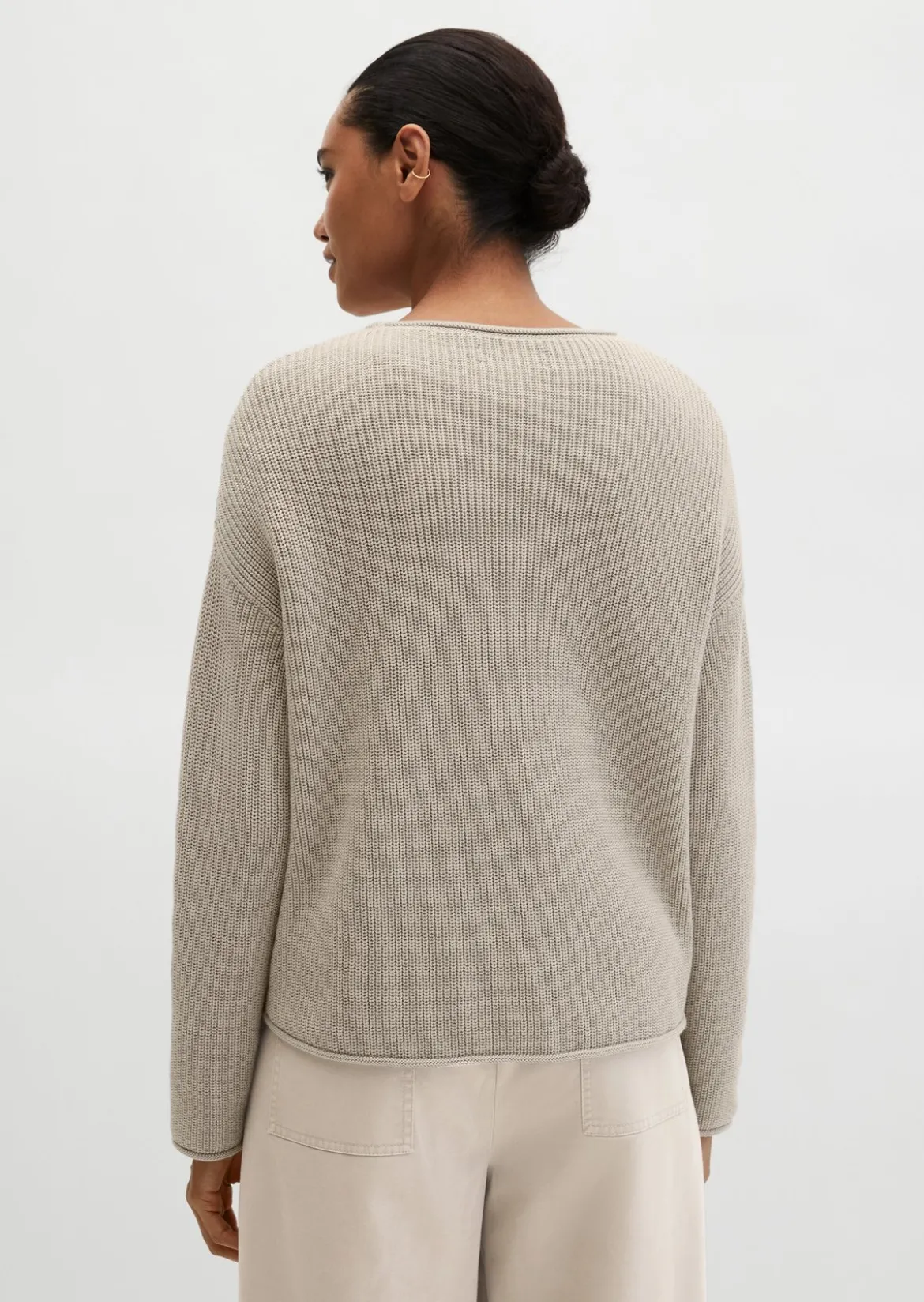 DfC-Strickpullover oversize aus Heavy-Weight-Organic-Cotton