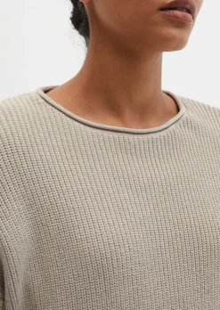 DfC-Strickpullover oversize aus Heavy-Weight-Organic-Cotton