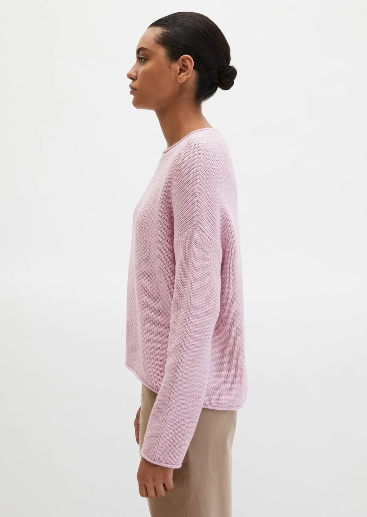 DfC-Strickpullover oversize aus Heavy-Weight-Organic-Cotton