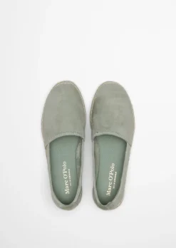 Espadrille-Sandale Model Gem aus edlem Velours-Ziegenleder