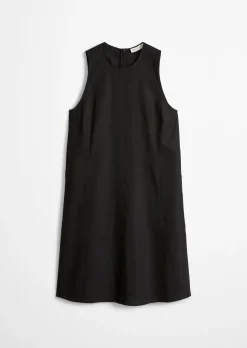 Etuikleid regular aus Viskose-Leinen-Stretch