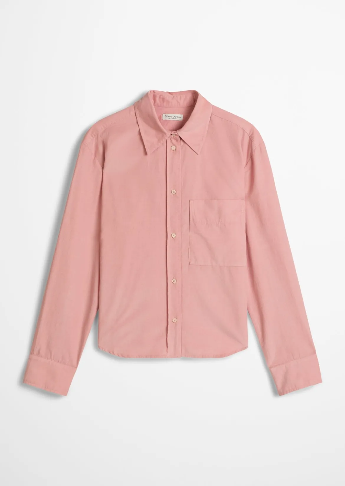 Feincord-Bluse relaxed aus softem Baumwolle-Lyocell-Mix