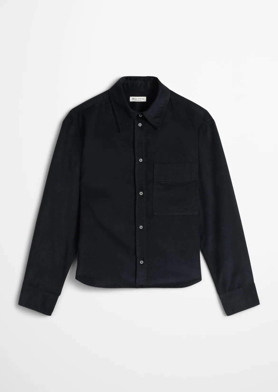 Feincord-Bluse relaxed aus softem Baumwolle-Lyocell-Mix