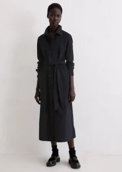 Feincord-Kleid regular aus softem Organic Cotton-Lyocell-Mix