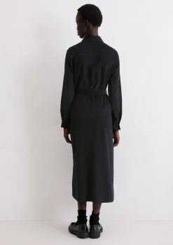 Feincord-Kleid regular aus softem Organic Cotton-Lyocell-Mix