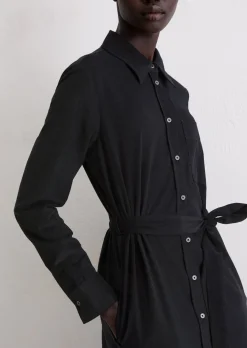 Feincord-Kleid regular aus softem Organic Cotton-Lyocell-Mix