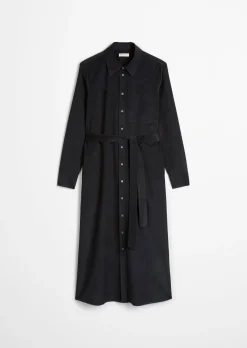 Feincord-Kleid regular aus softem Organic Cotton-Lyocell-Mix