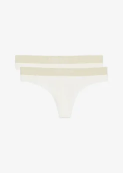 Feinripp-Tanga im 2er Pack