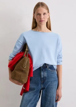 Feinstrickpullover loose aus reiner Bio-Baumwolle