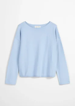 Feinstrickpullover loose aus reiner Bio-Baumwolle