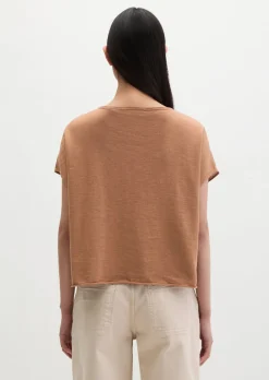 Feinstrick-Pullover loose mit überschnittener Schulter
