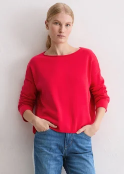 Feinstrickpullover loose aus reiner Bio-Baumwolle