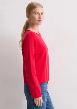 Feinstrickpullover loose aus reiner Bio-Baumwolle