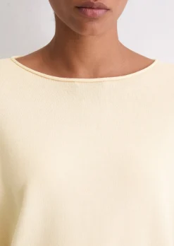 Feinstrickpullover loose aus reiner Bio-Baumwolle