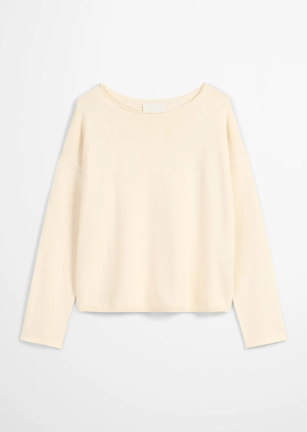 Feinstrickpullover loose aus reiner Bio-Baumwolle