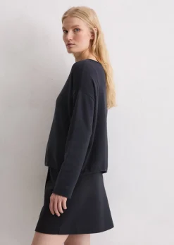 Feinstrickpullover loose aus reiner Bio-Baumwolle