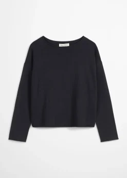 Feinstrickpullover loose aus reiner Bio-Baumwolle