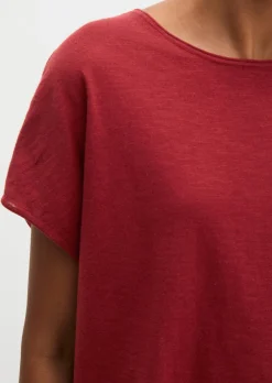 Feinstrick-Pullover loose mit überschnittener Schulter