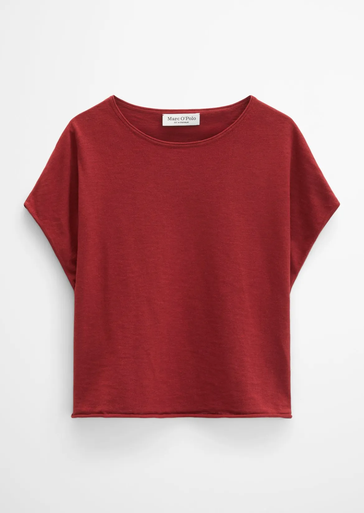 Feinstrick-Pullover loose mit überschnittener Schulter