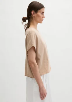 Feinstrick-Pullover loose mit überschnittener Schulter