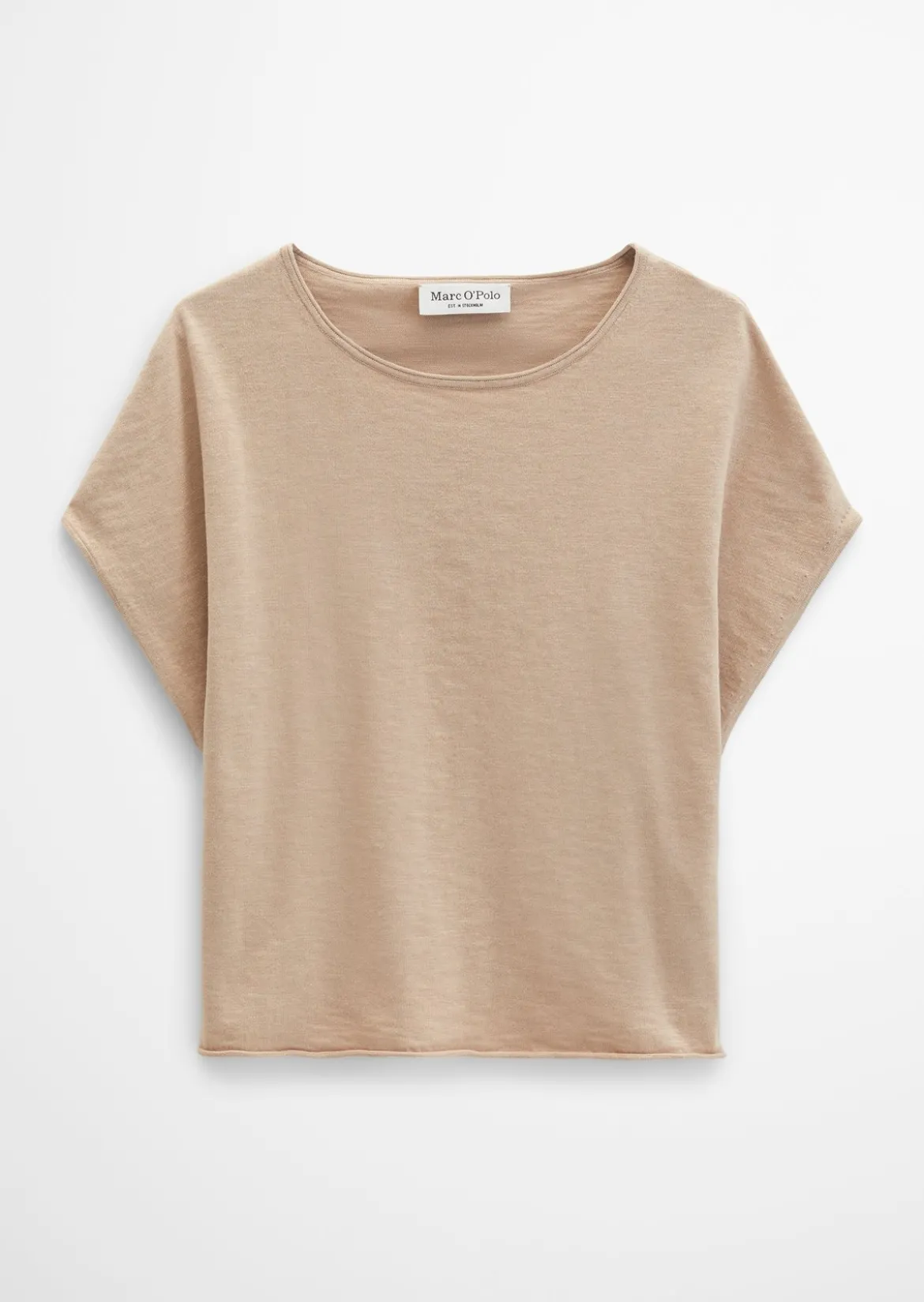 Feinstrick-Pullover loose mit überschnittener Schulter