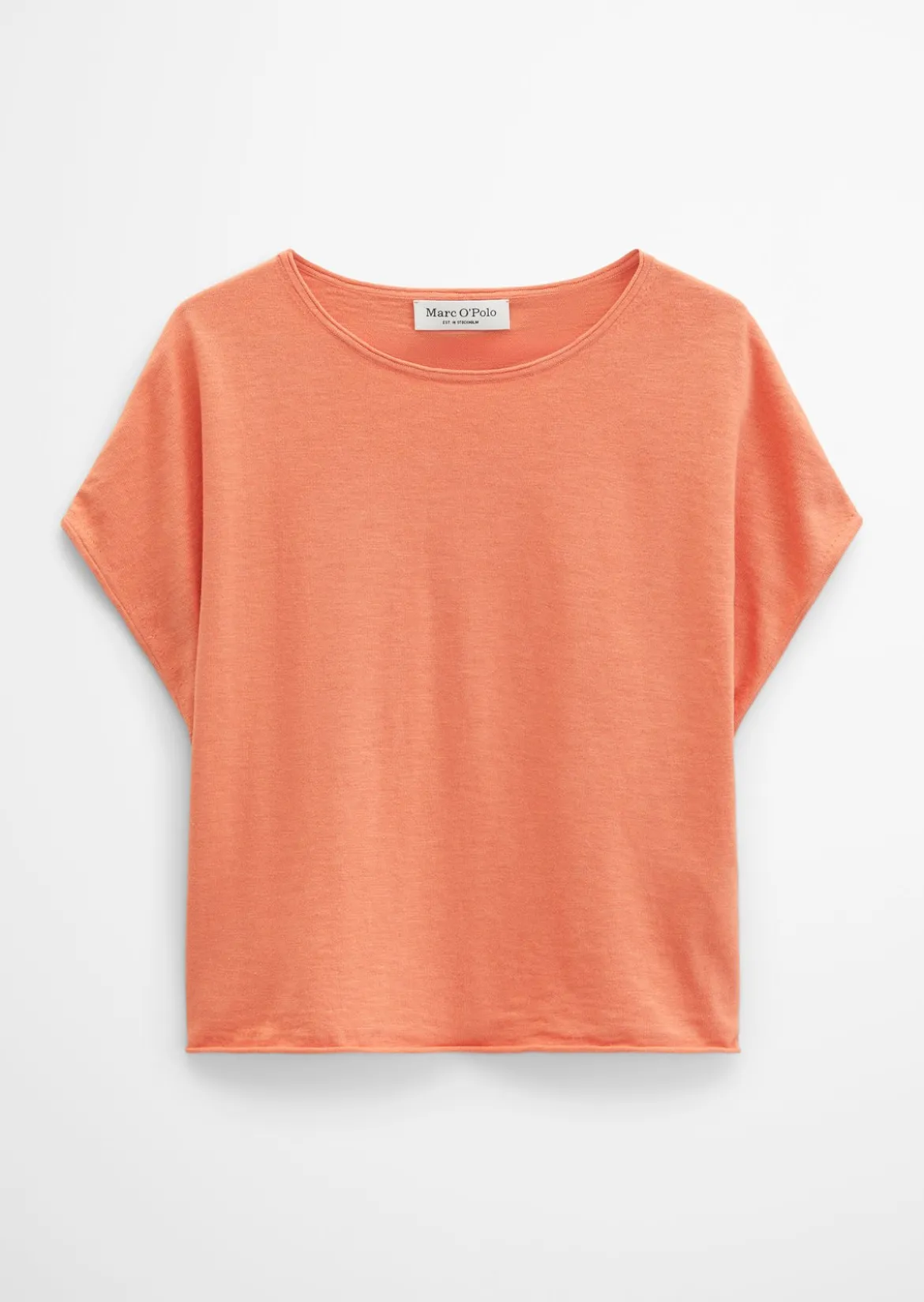Feinstrick-Pullover loose mit überschnittener Schulter