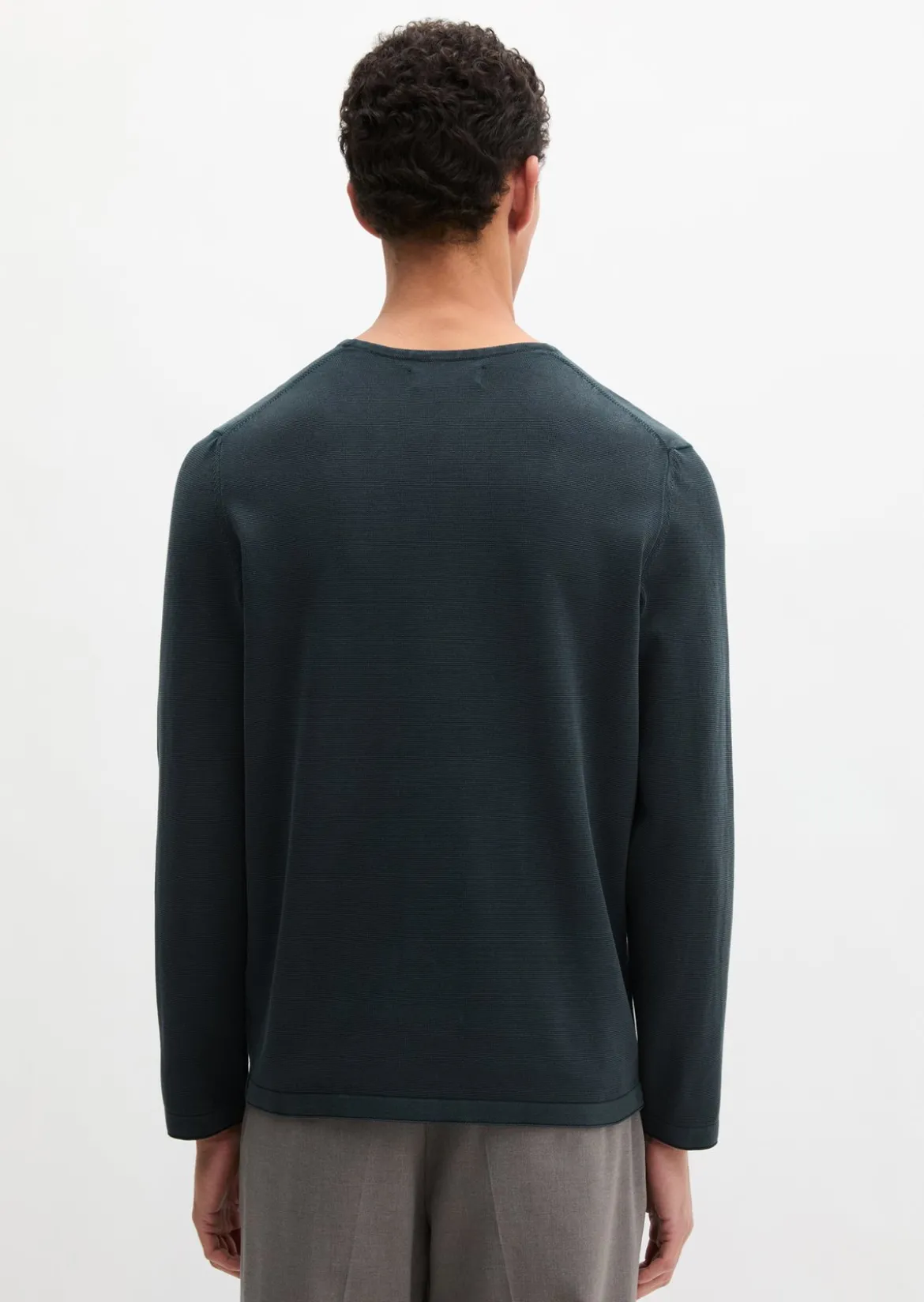 Feinstrick-Pullover regular aus zertifizierter Bio-Baumwolle