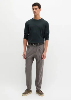 Feinstrick-Pullover regular aus zertifizierter Bio-Baumwolle