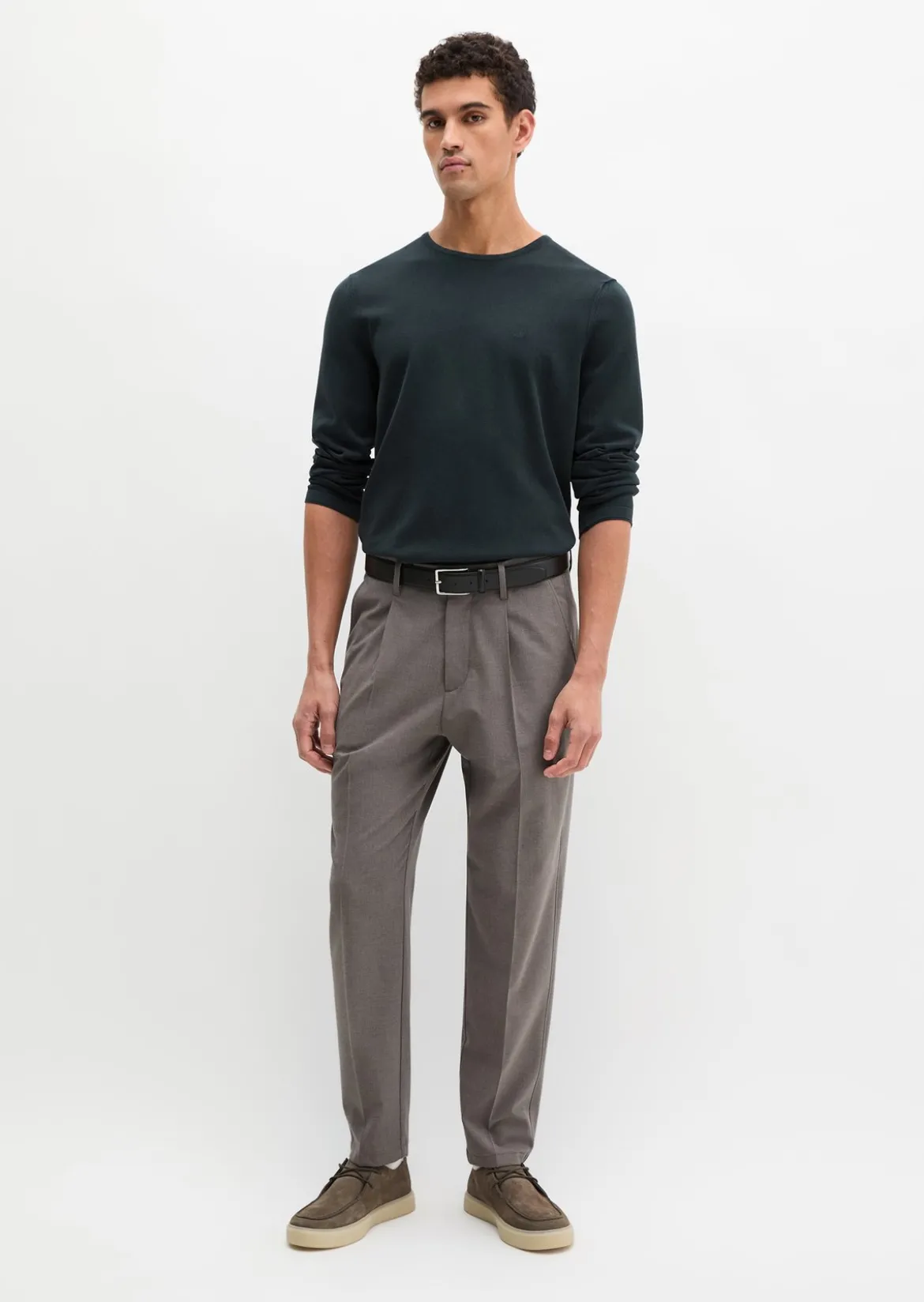 Feinstrick-Pullover regular aus zertifizierter Bio-Baumwolle