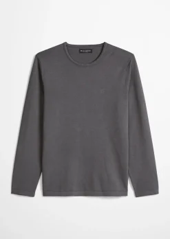 Feinstrick-Pullover regular aus zertifizierter Bio-Baumwolle