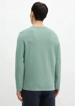 Feinstrick-Pullover regular aus zertifizierter Bio-Baumwolle