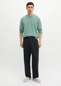 Feinstrick-Pullover regular aus zertifizierter Bio-Baumwolle