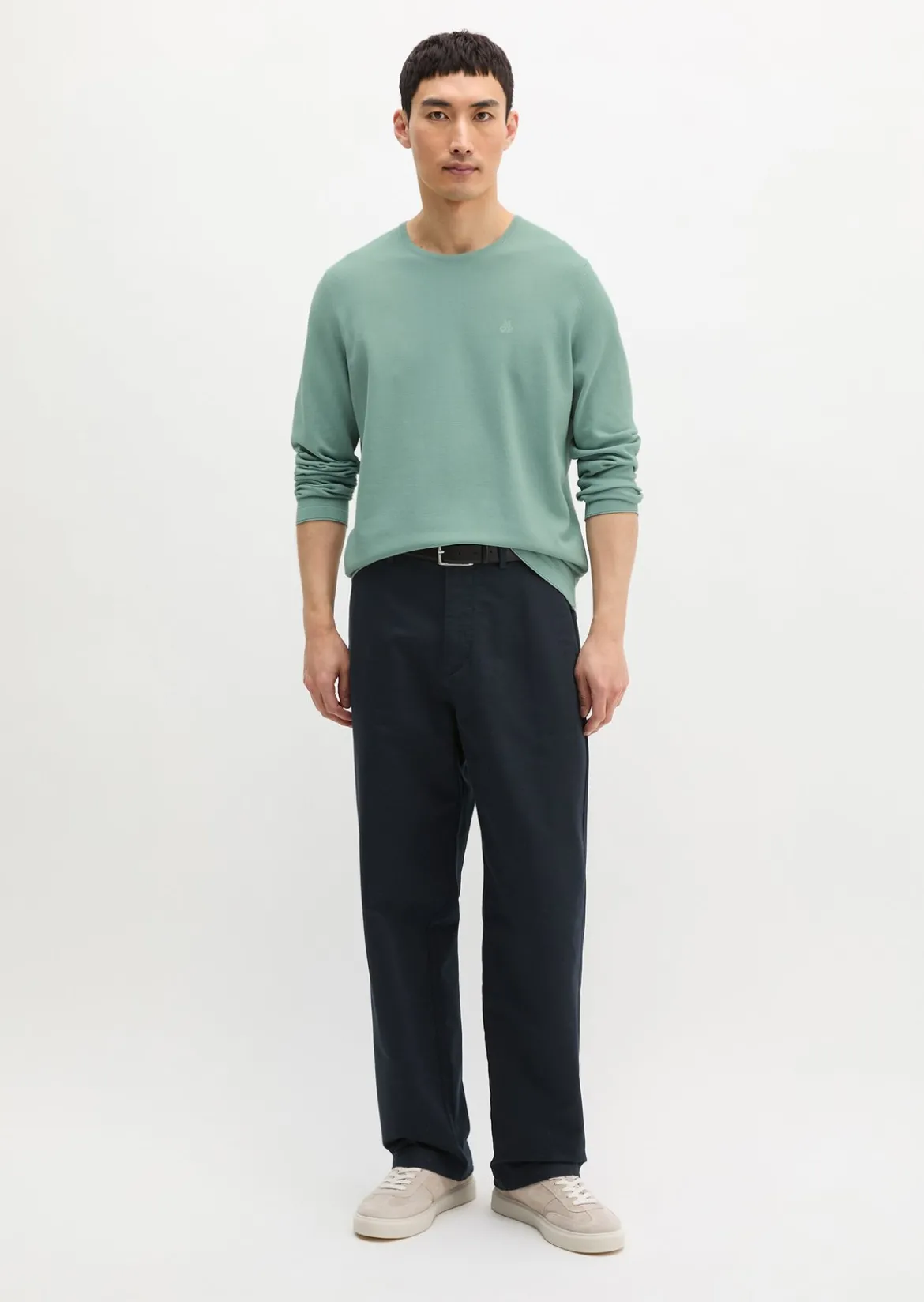 Feinstrick-Pullover regular aus zertifizierter Bio-Baumwolle