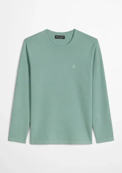 Feinstrick-Pullover regular aus zertifizierter Bio-Baumwolle
