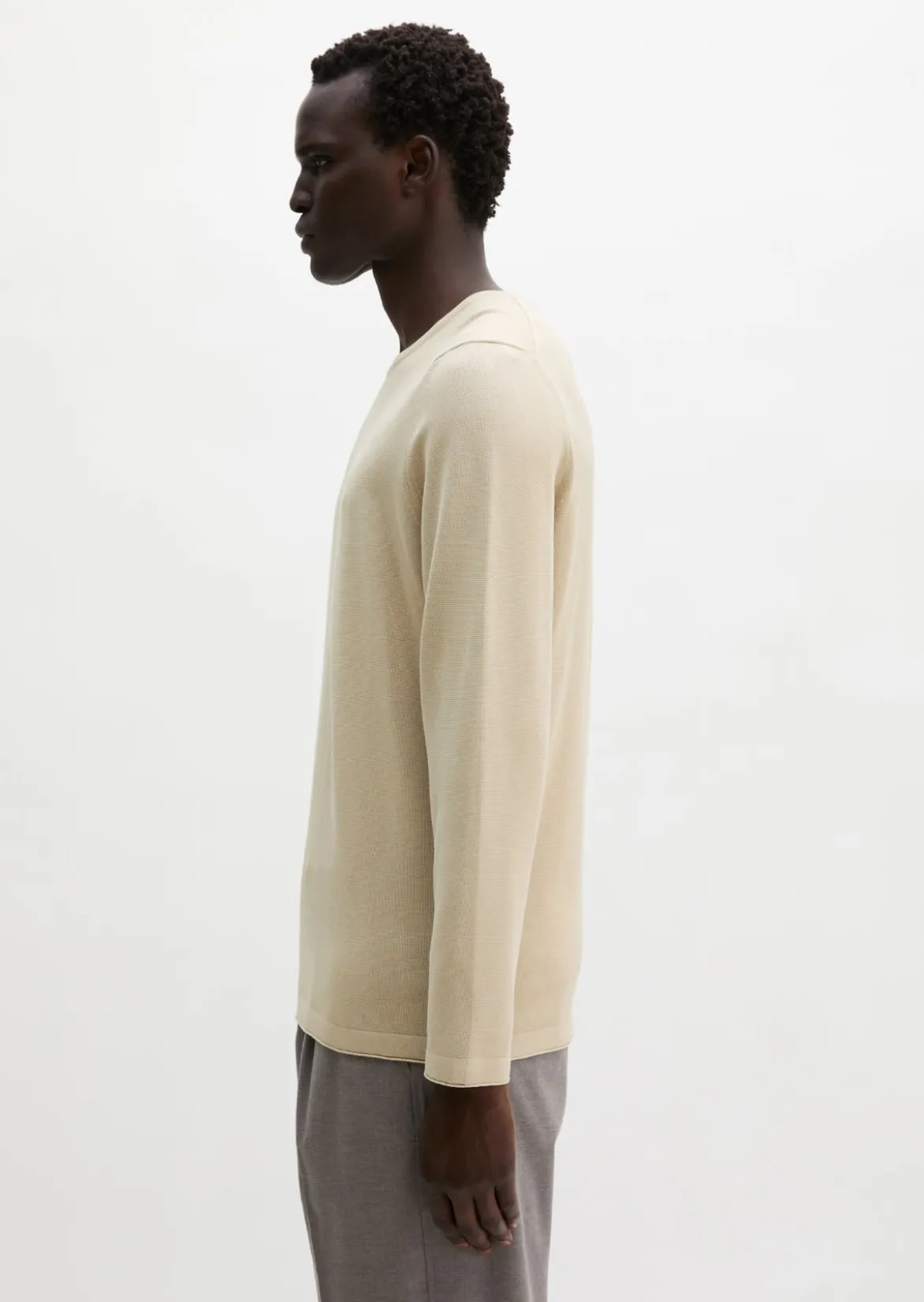 Feinstrick-Pullover regular aus zertifizierter Bio-Baumwolle
