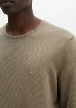 Feinstrick-Pullover regular aus zertifizierter Bio-Baumwolle