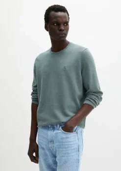Feinstrick-Pullover regular aus zertifizierter Bio-Baumwolle