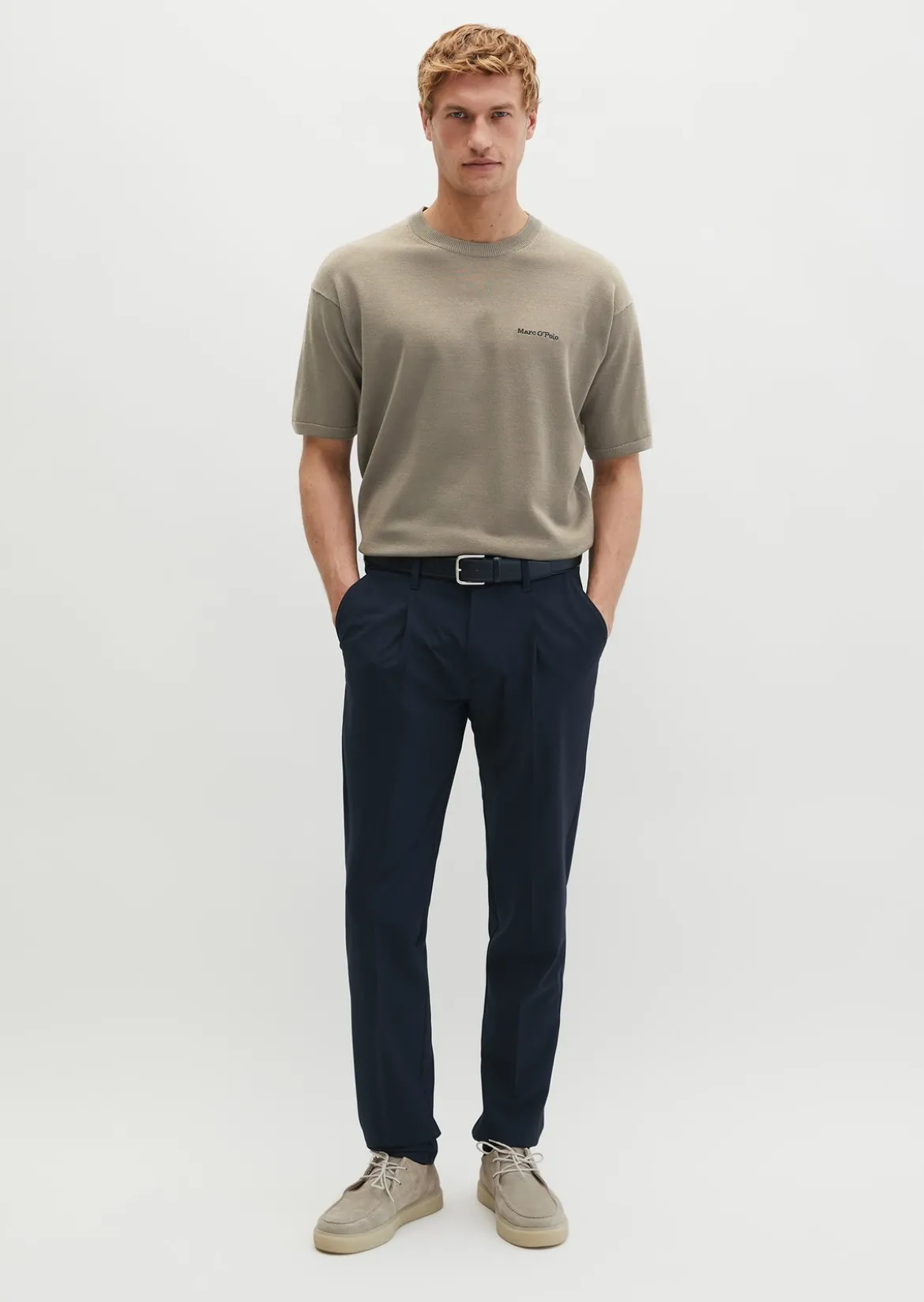 Feinstrickshirt DFB Travel Collection aus reiner Bio-Baumwolle
