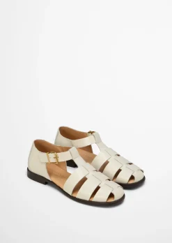 Fisherman-Sandalen Model Fiona aus veredeltem Rindleder
