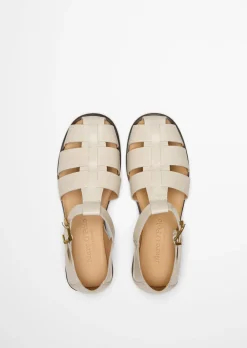Fisherman-Sandalen Model Fiona aus veredeltem Rindleder
